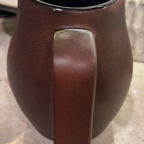 Cara Espana pottery pitcher and cups matte brown - Picture 7 of 12